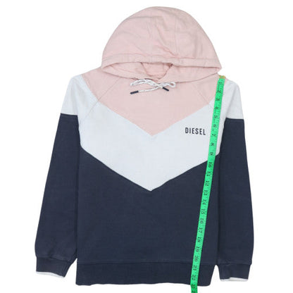 Womens UK Size M Diesel Multicoloured Pullover Hoodie