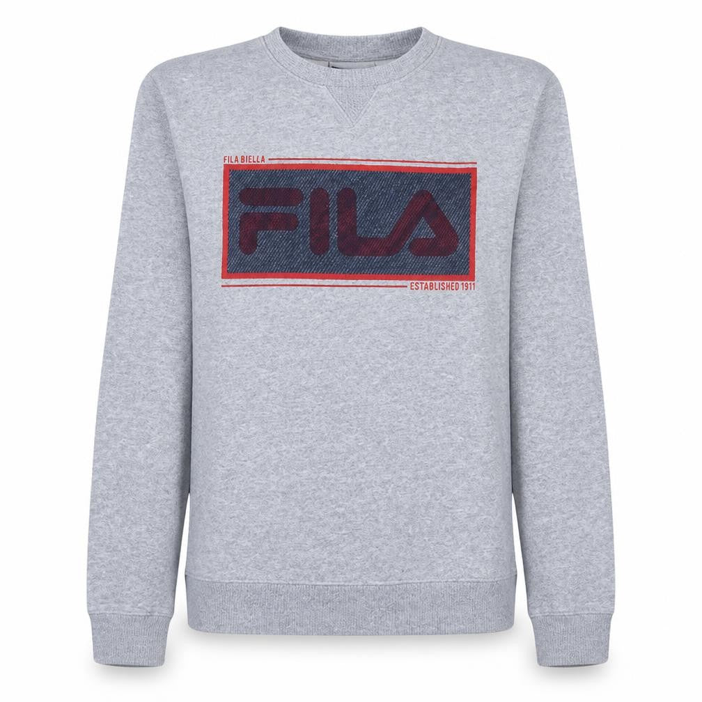 Womens UK Size M FILA Grey Pullover Sweatshirt