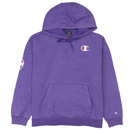 Womens UK Size L Champion Purple Pullover Hoodie