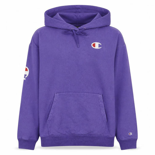 Womens UK Size L Champion Purple Pullover Hoodie