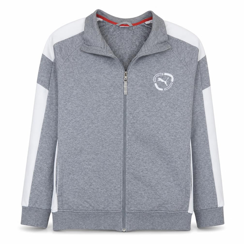Mens UK Size M PUMA Grey Full Zip Sweatshirt