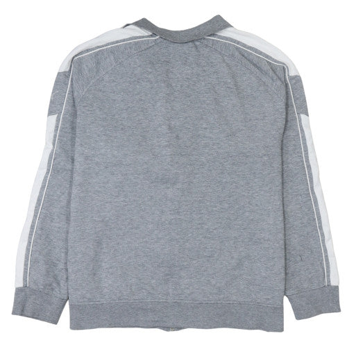 Mens UK Size M PUMA Grey Full Zip Sweatshirt