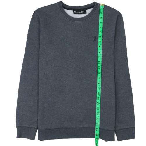 Mens UK Size M Under armour Grey Pullover Sweatshirt