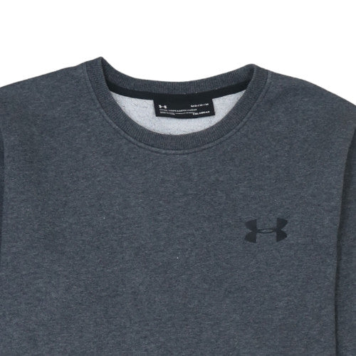 Mens UK Size M Under armour Grey Pullover Sweatshirt