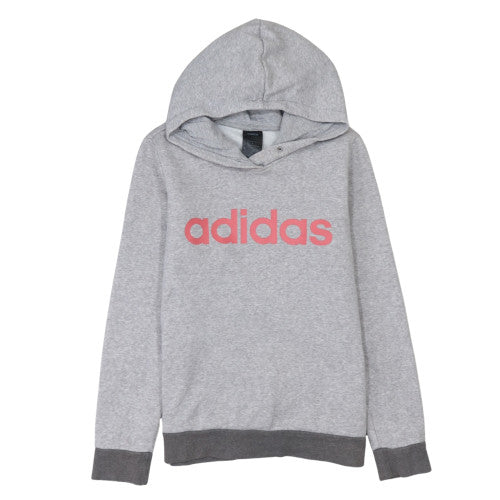 Womens UK Size S adidas Grey Pullover Hoodie