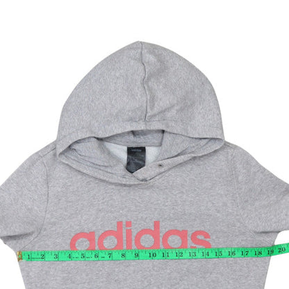 Womens UK Size S adidas Grey Pullover Hoodie