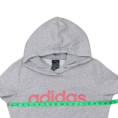 Womens UK Size S adidas Grey Pullover Hoodie