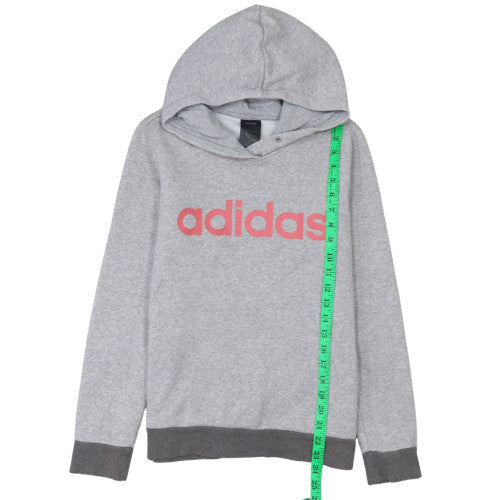 Womens UK Size S adidas Grey Pullover Hoodie