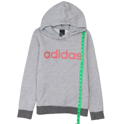 Womens UK Size S adidas Grey Pullover Hoodie