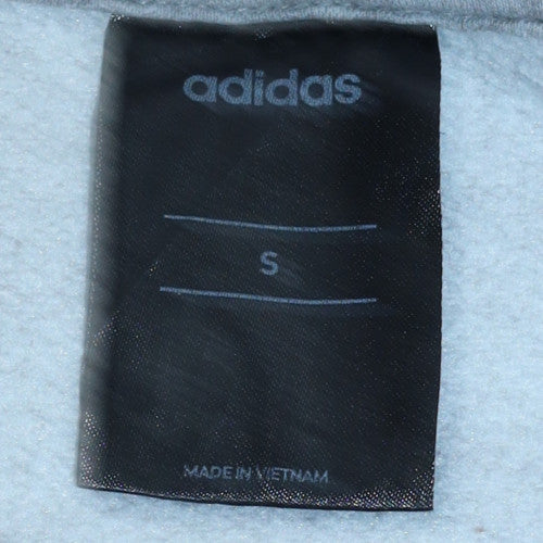 Womens UK Size S adidas Grey Pullover Hoodie