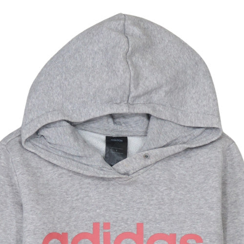 Womens UK Size S adidas Grey Pullover Hoodie