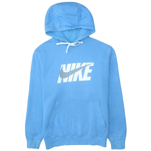 Mens UK Size M Nike Blue Pullover Hoodie