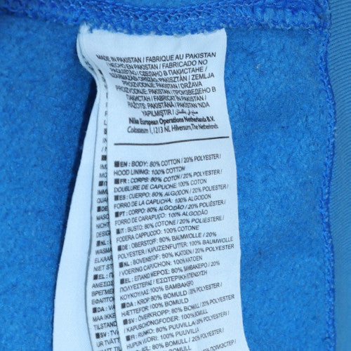 Mens UK Size M Nike Blue Pullover Hoodie