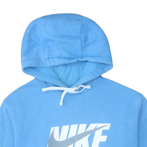 Mens UK Size M Nike Blue Pullover Hoodie