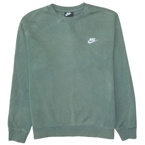 Mens UK Size M Nike Green Pullover Sweatshirt