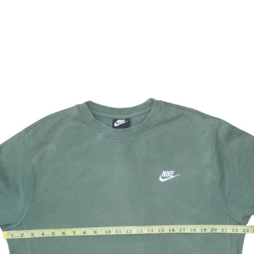 Mens UK Size M Nike Green Pullover Sweatshirt
