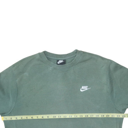 Mens UK Size M Nike Green Pullover Sweatshirt