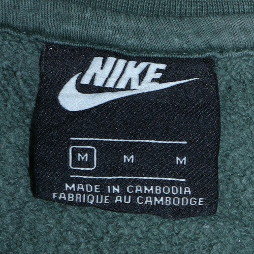 Mens UK Size M Nike Green Pullover Sweatshirt