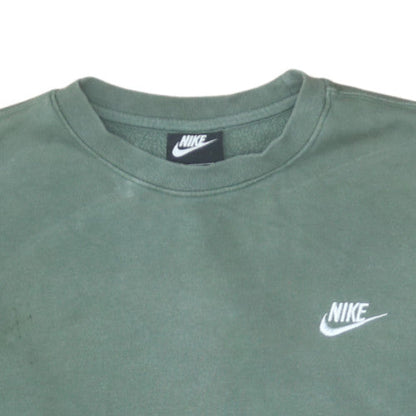 Mens UK Size M Nike Green Pullover Sweatshirt