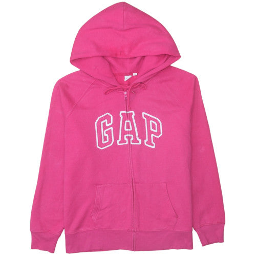 Womens UK Size XL Gap Pink Full Zip Hoodie