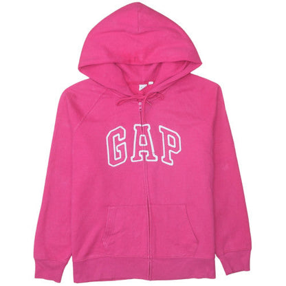 Womens UK Size XL Gap Pink Full Zip Hoodie