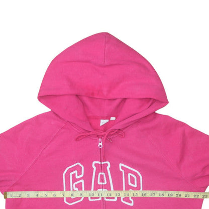 Womens UK Size XL Gap Pink Full Zip Hoodie