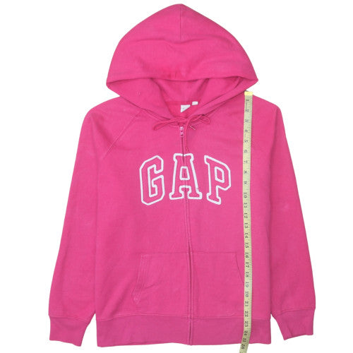 Womens UK Size XL Gap Pink Full Zip Hoodie
