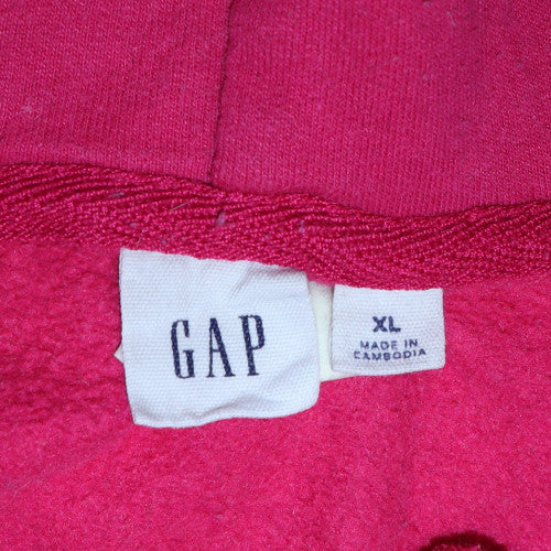 Womens UK Size XL Gap Pink Full Zip Hoodie