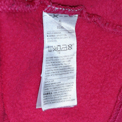 Womens UK Size XL Gap Pink Full Zip Hoodie