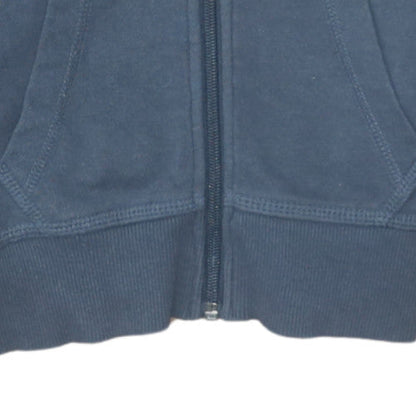 Influx Boys Blue Full Zip Hoodie 4 Years Cotton Blend Casual Sweatshirt