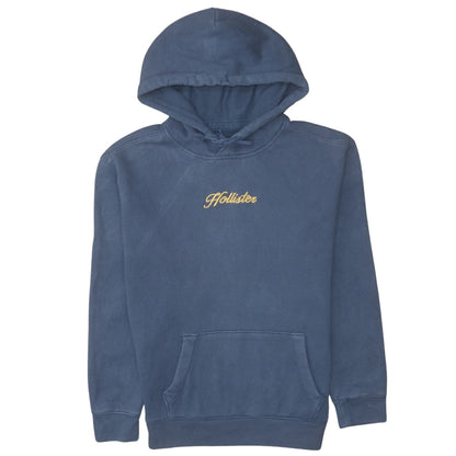 Mens UK Size XS Hollister Blue Pullover Hoodie