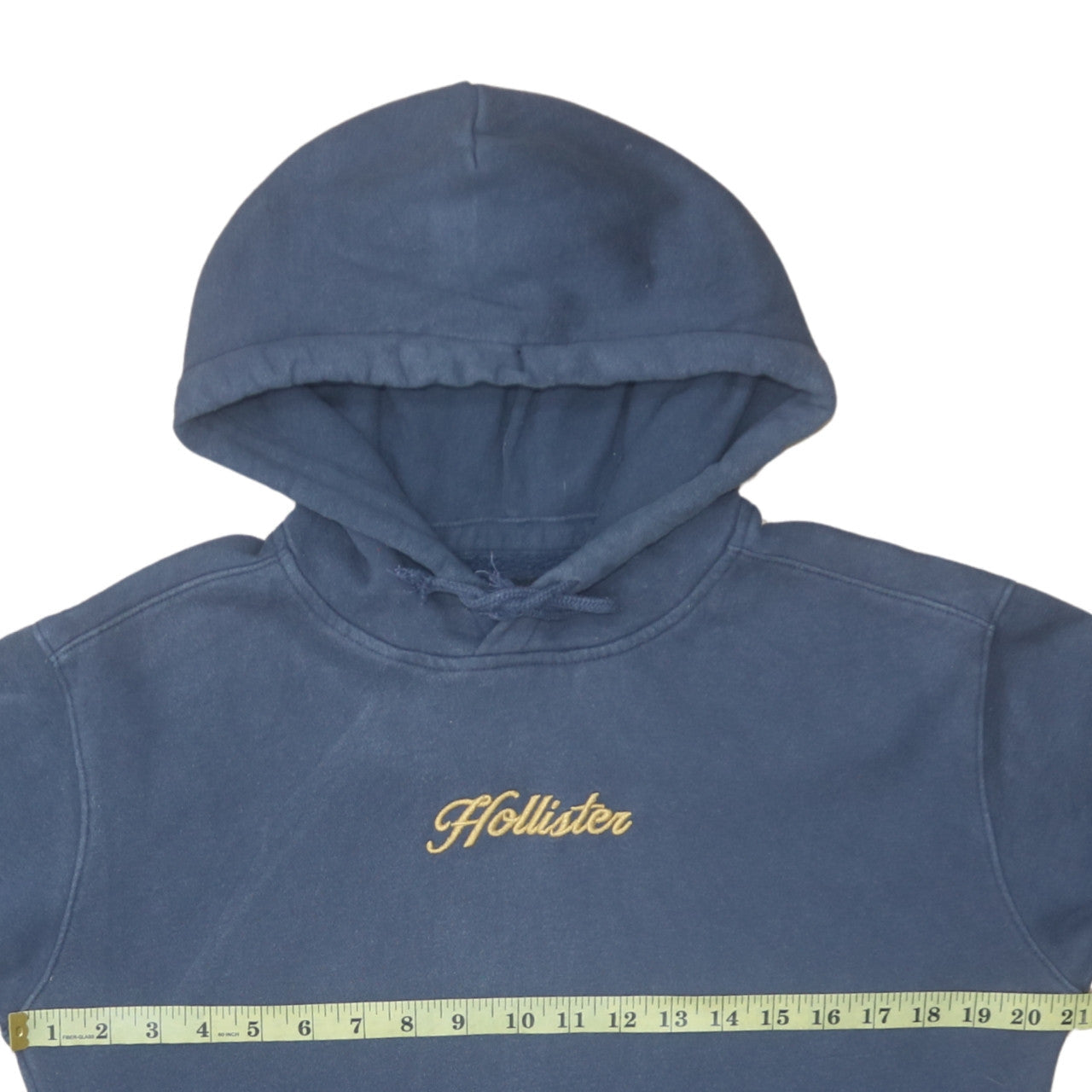 Mens UK Size XS Hollister Blue Pullover Hoodie