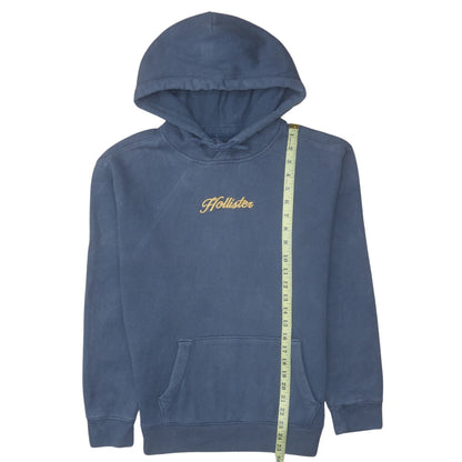 Mens UK Size XS Hollister Blue Pullover Hoodie