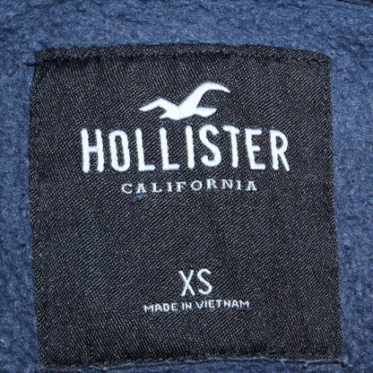 Mens UK Size XS Hollister Blue Pullover Hoodie