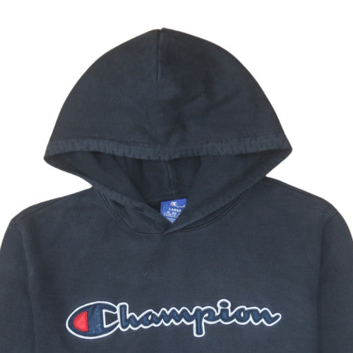Mens UK Size L Champion Black Pullover Hoodie