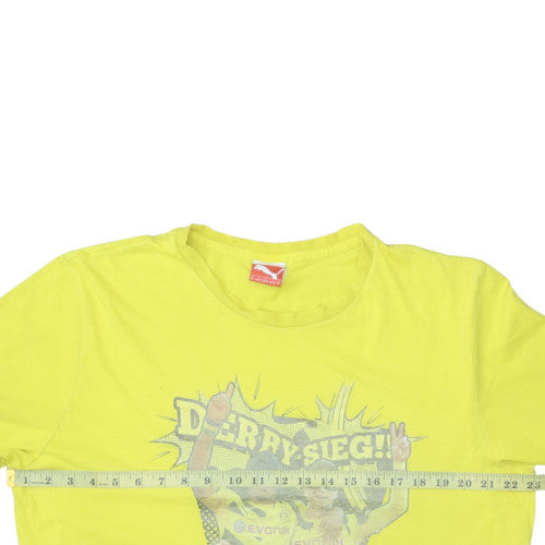 Puma Men’s Yellow XL BVB 2015 Graphic Print Short Sleeve T-Shirt