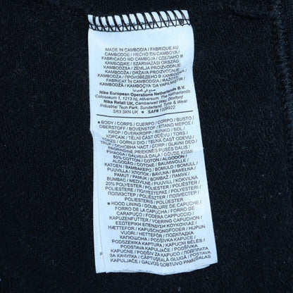 Mens UK Size M Nike Black Pullover Hoodie