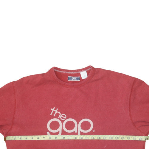 Mens UK Size L Gap Red Pullover Sweatshirt