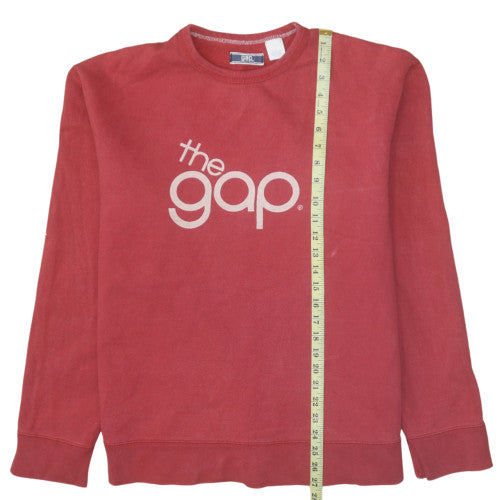 Mens UK Size L Gap Red Pullover Sweatshirt