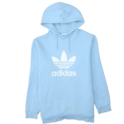 Mens UK Size L adidas Blue Pullover Hoodie