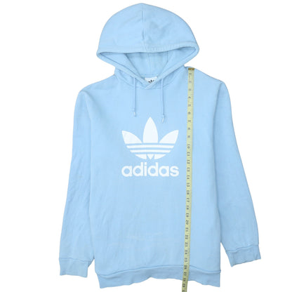 Mens UK Size L adidas Blue Pullover Hoodie