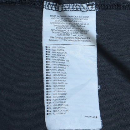 Nike Men's Black XL Athletic Fit Cotton Graphic T-Shirt