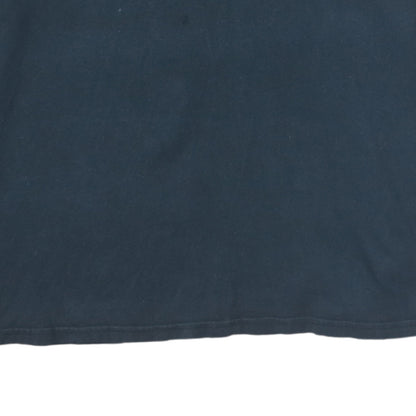 Quiksilver Men’s Black Long Sleeve Graphic Pocket T-Shirt Size S