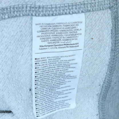 Mens UK Size M Nike Grey Pullover Hoodie
