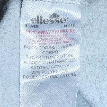 Womens UK Size 10 ellesse Grey Full Zip Hoodie