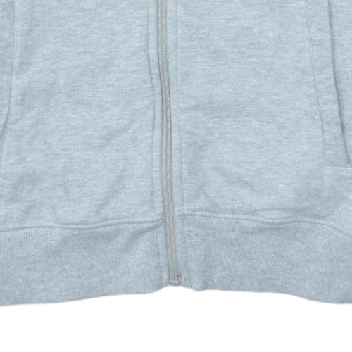 Womens UK Size 10 ellesse Grey Full Zip Hoodie