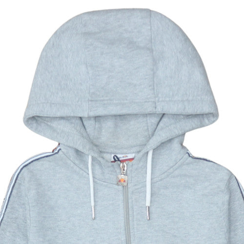 Womens UK Size 10 ellesse Grey Full Zip Hoodie