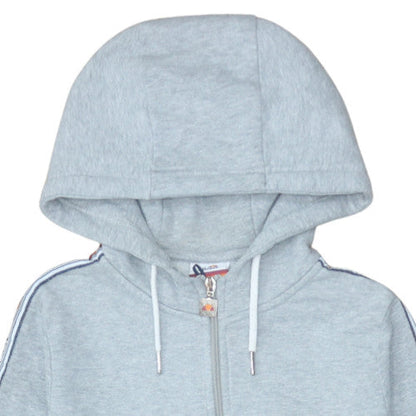 Womens UK Size 10 ellesse Grey Full Zip Hoodie