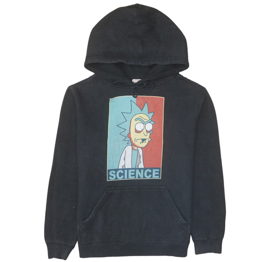 Mens UK Size M Delta Black Pullover Hoodie