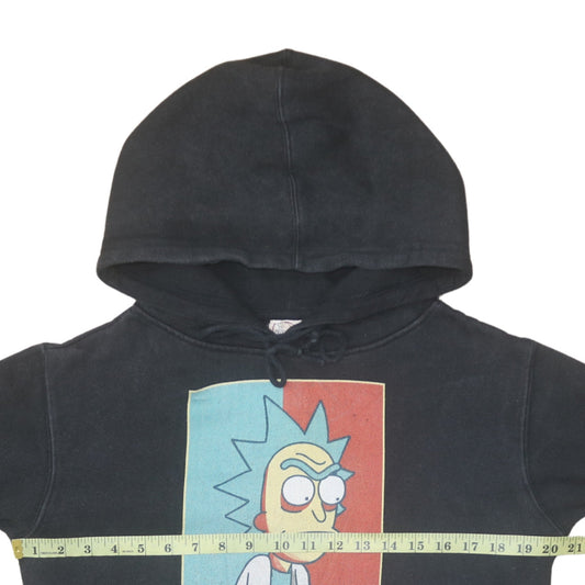 Mens UK Size M Delta Black Pullover Hoodie